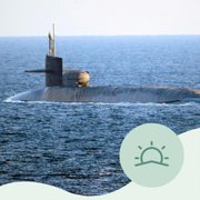 Amerikanska ubåten USS Georgia.