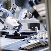 Montering i Atlas Copcos fabrik i Tierp.