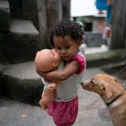 Flicka i Rio de Janeiro. 