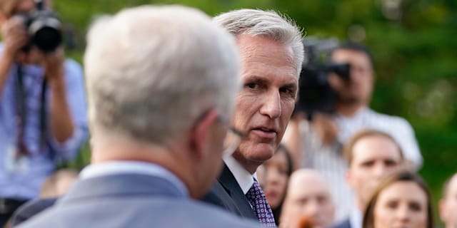Representanthusets republikanske talman Kevin McCarthy. Alex Brandon / AP