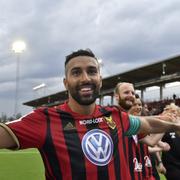 Saman Ghoddos och ÖFK tackar publiken.