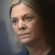 
Socialdemokraternas partiledare Magdalena Andersson (S).