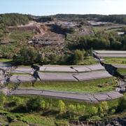 E6 vid Stenungsund kollapsade i september.