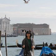 Turist i Venedig.