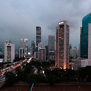 Jakartas skyline.