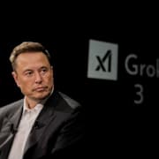 Elon Musk som står bakom Grok.