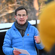 Statsminister Ulf Kristersson. 