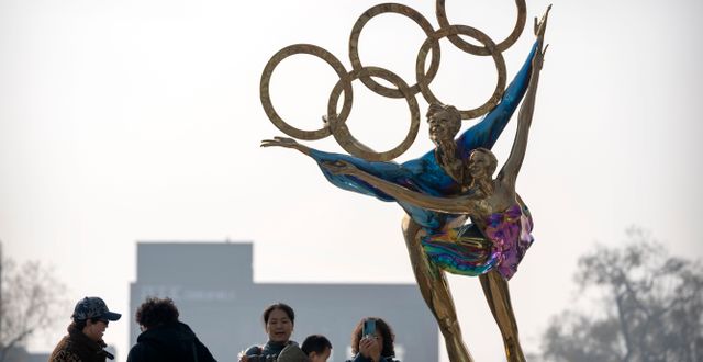 OS-staty i Peking. Mark Schiefelbein / TT NYHETSBYRÅN