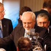 Carl Bildt och Irans utrikesminister Mohammad Javad Zarif.