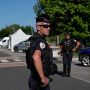 Arkivbild på fransk polis. Inte från aktuella händelsen.