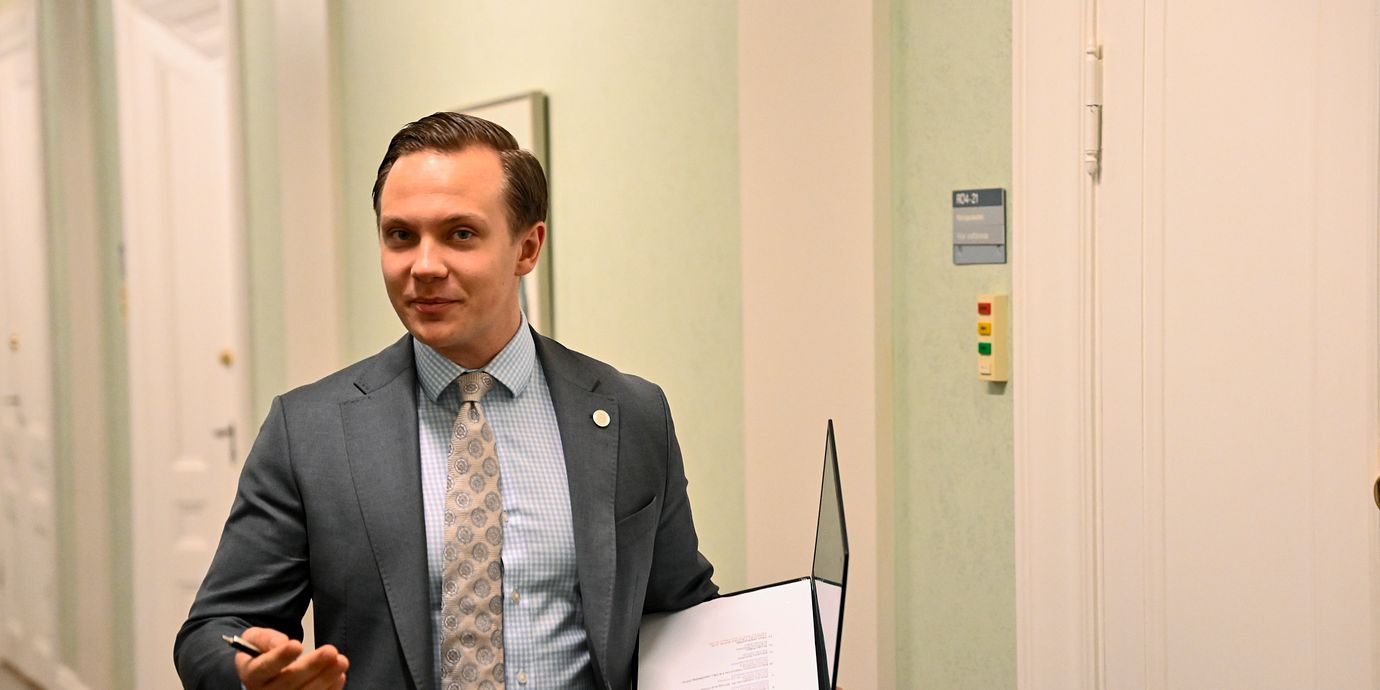Tobias Andersson, arkivbild från december 2025.