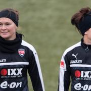 Rosengårds Erin McLeod och Ella Masar McLeod. 