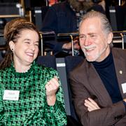  Amanda Lind och Daniel Helldén på Miljöpartiets kongress. 