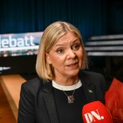 Magdalena Andersson, bild från 4 maj. 
