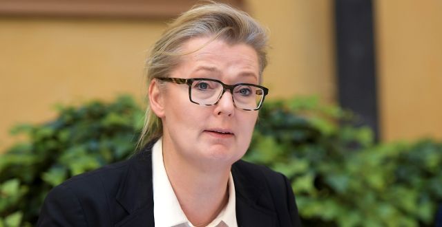 Skolminister Lina Axelsson Kihlblom (S) Maja Suslin/TT