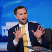 Arkivbild på JD Vance i Fox news.