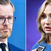 Inrikesminister Mikael Damberg (S) / KD:s partiledare Ebba Busch Thor.