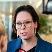 Utrikesminister Maria Malmer Stenergard (M), en av politikerna som fått flest frågor. 