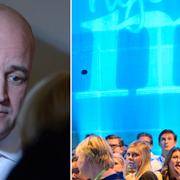 Fredrik Reinfeldt och Moderaternas valvaka.