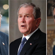 Colin Powell, George W  och Mitt Romney