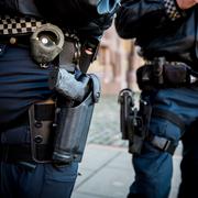 Arkivbild. Norska poliser.