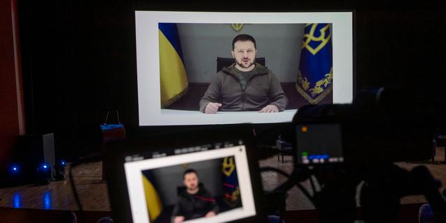 Zelenskyj. Mindaugas Kulbis / AP
