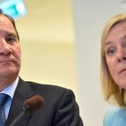 Magdalena Andersson och Stefan Löfven.