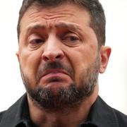Volodymyr Zelenskyj i Washington på måndagen.