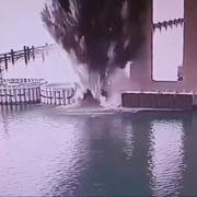 Skärmdump från videoklippet som SBU har publicerat.