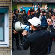 Bilder från demonstrationen i Kållered.