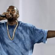 Kanye West vid en konsert 2015.