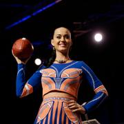 Katy Perry inför Super Bowl 2015.