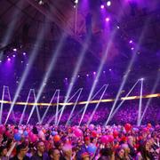 Publikhavet under finalen i Melodifestivalen i Friends Arena.