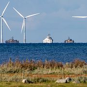 Vindkraftparken Lillgrund söder om Öresundsbron