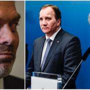 Jan Björklund. Stefan Löfven och Magdalena Andersson.