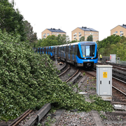 Bilder på ovädret.