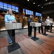 Rödgröna partiledarna.