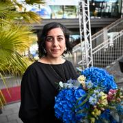 Liberalernas nyvalda partiledare Simona Mohamsson (L) under politikerveckan i Almedalen.  