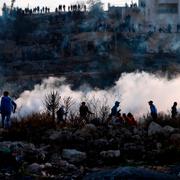 Arkv. Protester utanför Ramallah 29 december. 