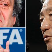 Michel Platini och Chung Mong-Joon.