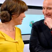 Åsa Romson och Stefan Löfven.