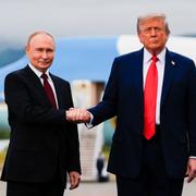 Donald Trump och Vladimir Putin. 