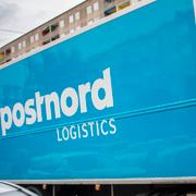 Postnord-lastbil i Malmö. Arkivbild