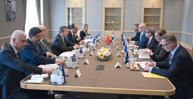Svenskfinsk delegation i Ankara för att diskutera Nato.   AP