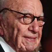 Rupert Murdoch, Donald Trump. Arkivbilder.