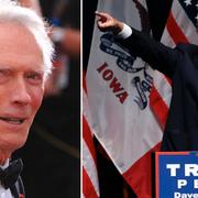 Clint Eastwood (t v), Donald Trump (t h)