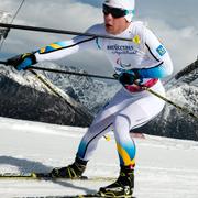 Zebastian Modin under Pararlympics i Sotji 2014.