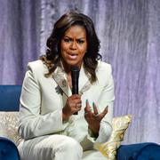 Michelle Obama i Globen i Stockholm.