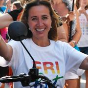 Filippa Reinfeldt under Stockholm Pride i början av augusti.