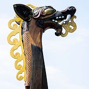 Vikingaskeppet Draken Harald Hårfagre var också med i ”The Odyssey”.